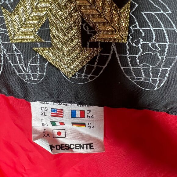 Descente Men’s Vintage Red Retro Ski Snow Winter Parka Jacket Size US XL - Picture 12 of 16